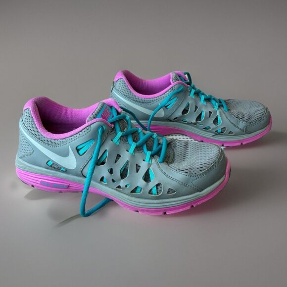 Nike Womens Dual Fusion Run 2 599564-002 Gray Running Shoes Sneakers Size 9.5 - Picture 1 of 8